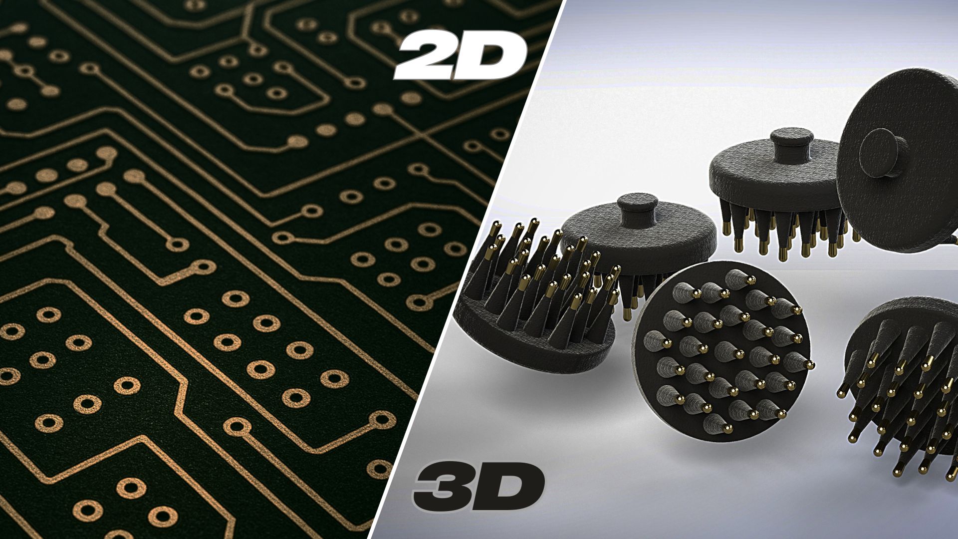 3D 2D Electrodes